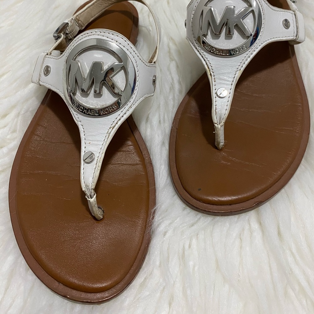 Michael Kors White Sandals